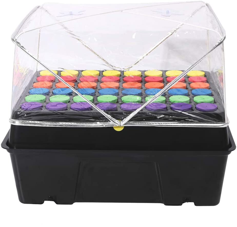 HORTIPOTS Aeroponic Clone Machine 48 Site for Plant Cuttings Propagation Using 2 in Neoprene Inserts