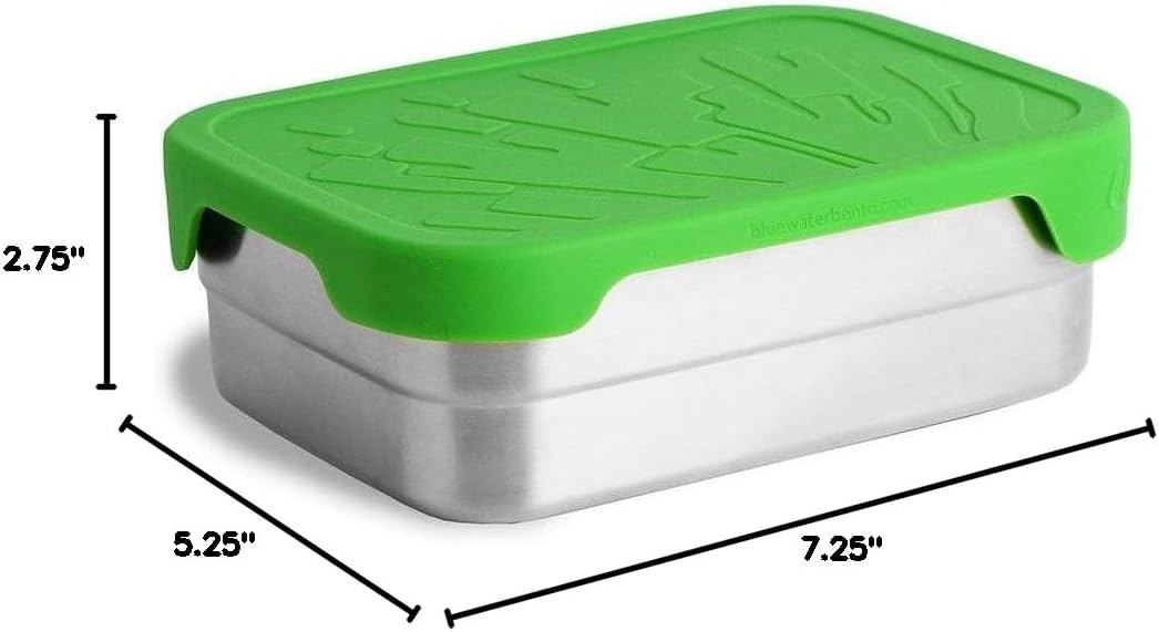ECOlunchbox Splash Box XL – 40 oz Leak-Proof Stainless Steel Bento with Food-Safe Silicone Lid (Plastic-Free, Dishwasher Safe)