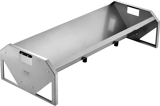 VEVOR Livestock Feeding Trough, 22 Gallon Capacity, 45" Hay Feeder, Heavy Duty Steel Livestock Trough, Galvanized Steel Sheep Feeder Trough Feeding up to 10 Goats for Horse Sheep Hog Farm Sheds Pen