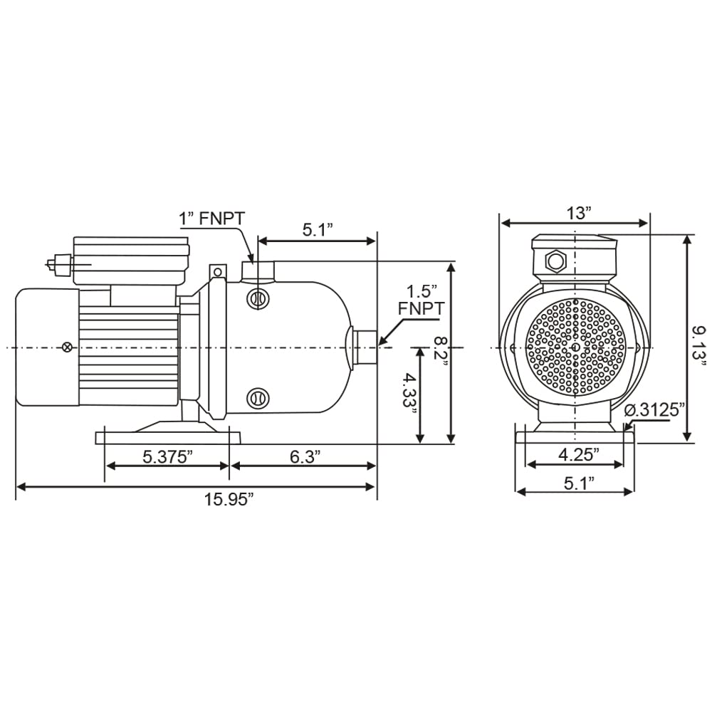 RainFlo MHP150A Automatic Booster Pump