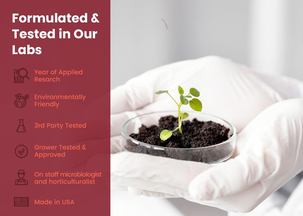 Continuum All-Natural Root Booster & Plant Probiotic |Boosts Growth, Root Development, Soil Health & Yields |Beneficial Bacteria Supplement for Strong, Healthy Plants|Gardens, Lawns, Medicinal & Hydro