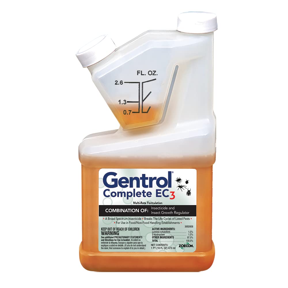 Zoecon 10578 Gentrol Complete EC3 Insecticide and Growth Regulator, Orange