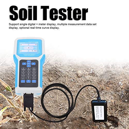 Soil Tester, 7 in 1 Large Digital Display Soil Test Kit with , Temperature, Conductivity, Nitrogen, and Test, Handheld Nutrient Plant Fertilizer Soil Meter Data Logging