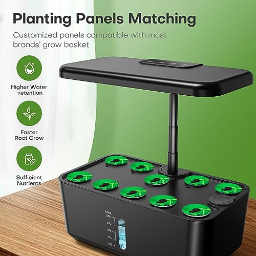 Indoor Garden Hydroponics Growing System, 60 Pods Vertical Garden with LED Grow Light - Plant Germination Kit Aeroponic Veggie Flower Fruit Growth with Smart Socket & Pump System for Home