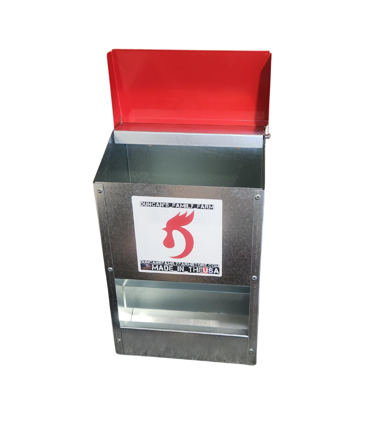 DUNCAN'S FAMILY FARM STORE Duncans Poultry 12 LB Mini Space Saver Wall Feeder