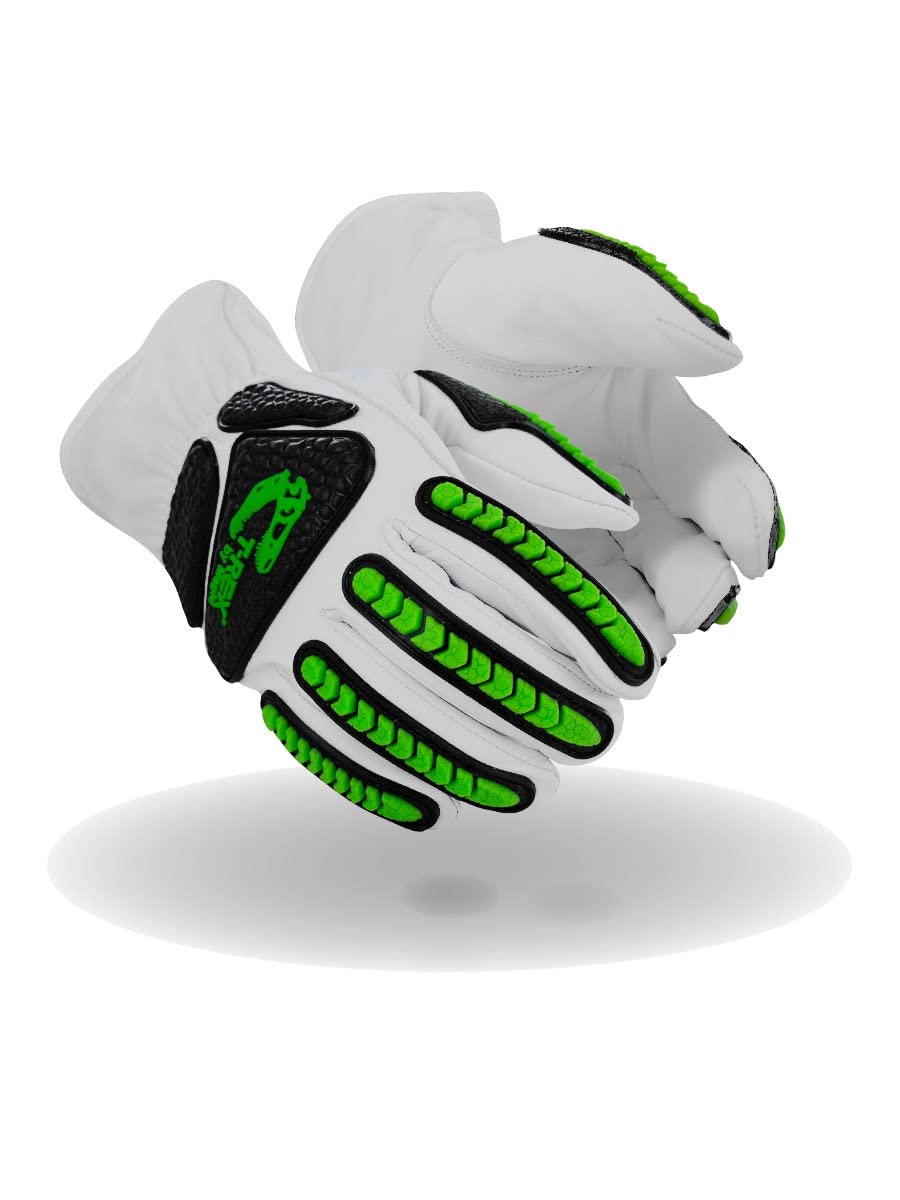 MAGID T-REX Rebel Series TRX814 Goatskin para-Aramid Lined Driver Impact Glove – Cut Level A6-8/M (48 Pair)