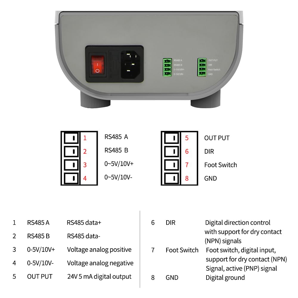 Kamoer UIP WIFI I intelligent high flow peristaltic pump stepper motor 100V-240VAC dosing pump 0.5-1500ml/min Supports variable speed operation