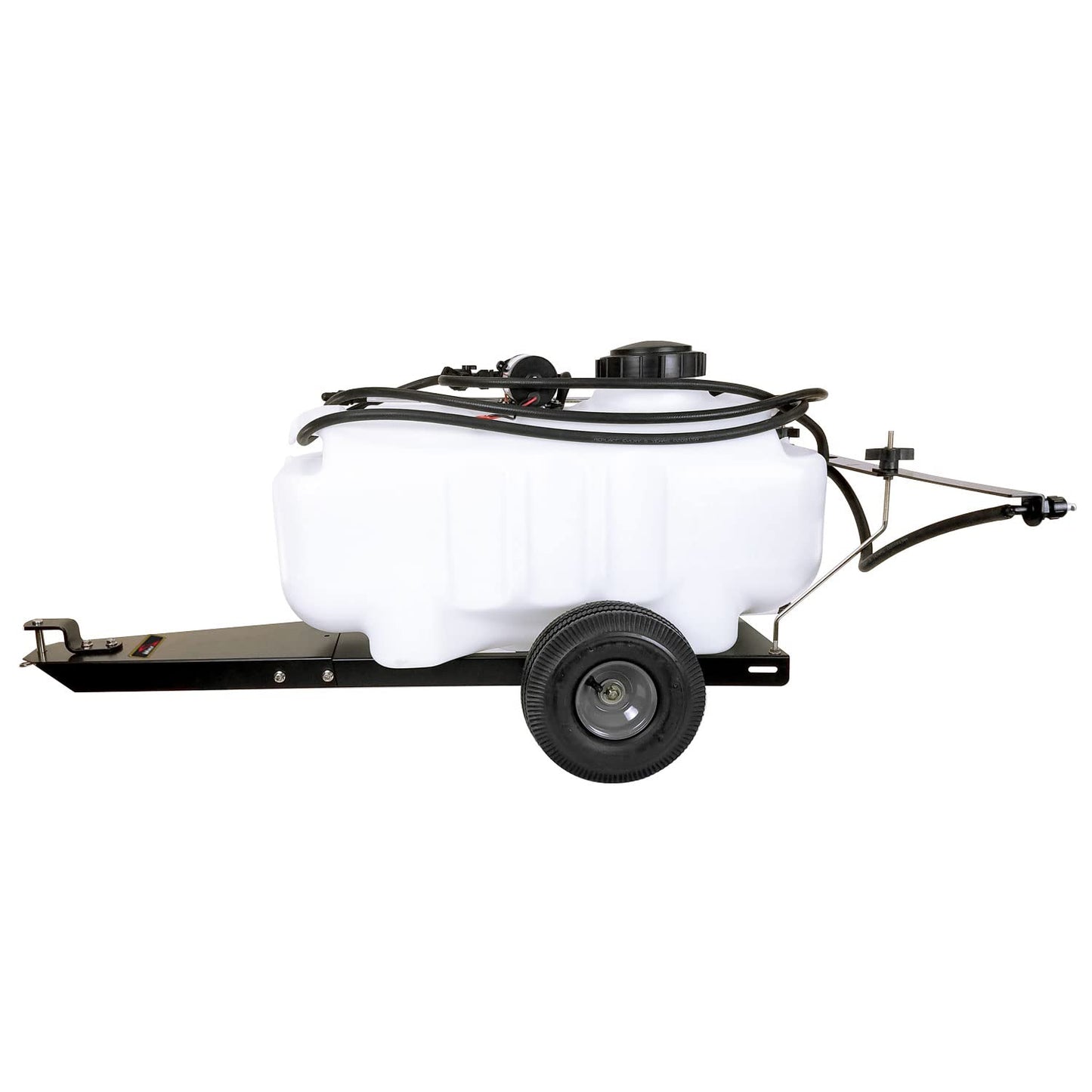 Brinly ST-251BH-A Self-Storing Tow Behind Lawn and Garden Sprayer with Collapsible Boom, 25-Gallon