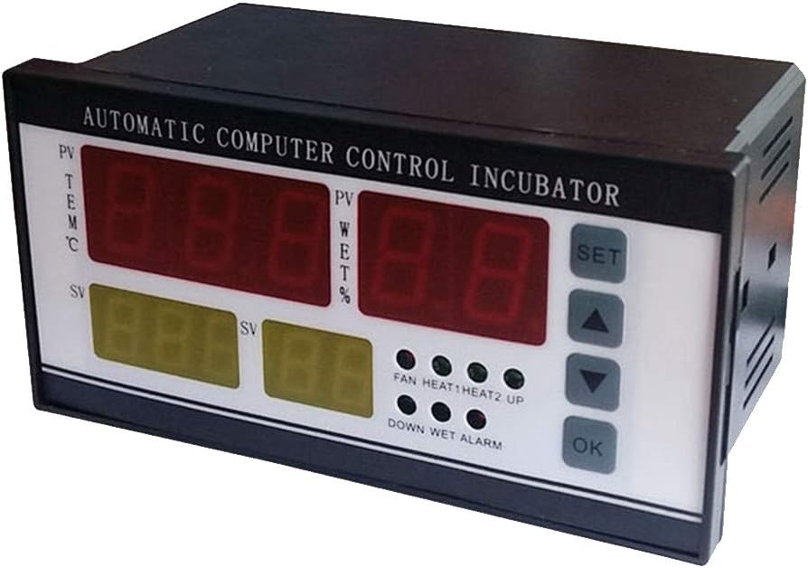 XM-18 Egg Incubator Temperature Controller Thermostat Full Automatic Control System Egg Incubator Machine with Temperature Humidity Sensor Probe (220V)
