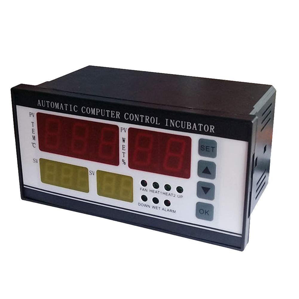 XM-18 Egg Incubator Temperature Controller Thermostat Full Automatic Control System Egg Incubator Machine with Temperature Humidity Sensor Probe (220V)
