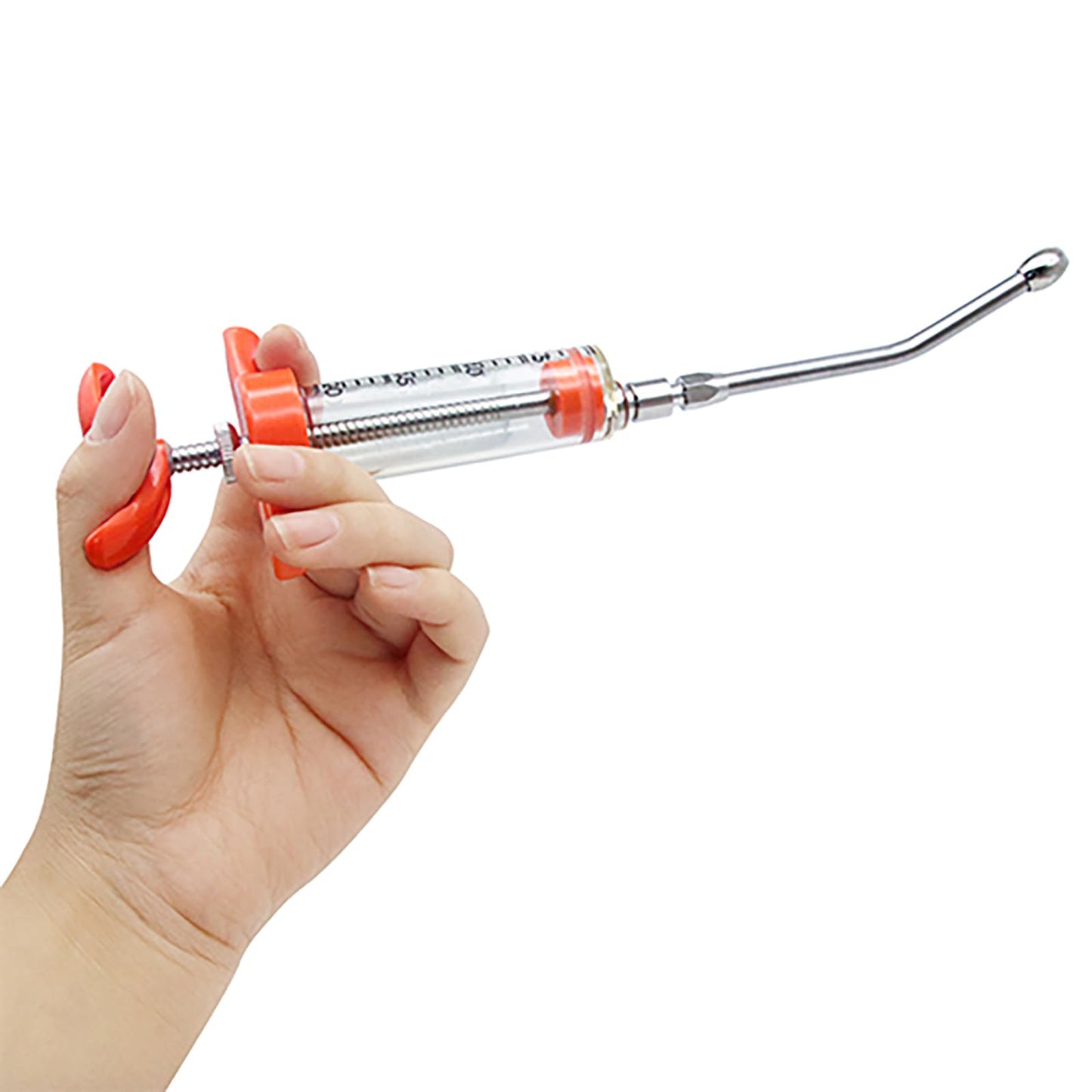 2 Pieces Goat Syringe with 4 Drench Nozzle Adjustable Dosage ,Reusable Drench Syringe for Sheep ,Dog,Goat,Pig, Cat Feeding Supplies(20ML)