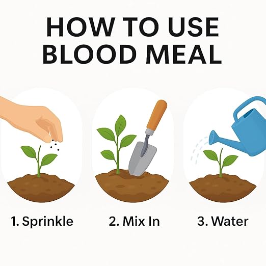 𝐁𝐄𝐒𝐓𝐒𝐄𝐋𝐋𝐄𝐑 Organic Blood Meal Fertilizer by Gardenera - 12-0-0 NPK - All-Natural Plant Food Source of Nitrogen for Organic Gardening, Flowers, Vegetables, Trees & Shrubs - 20 QUARTS