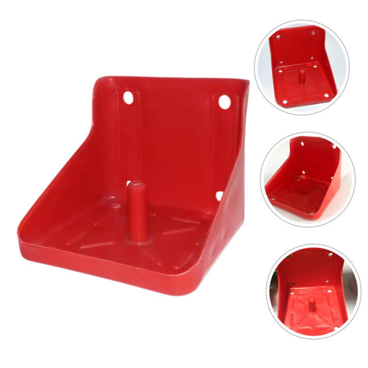 SUPVOX Lick Brick Box Horse Mounting Block Salt Fodder Feeder Mineral Salt Block Holder Cattle Feeder Sheep Deer Lick Tray Thicken Feeding Box Pe