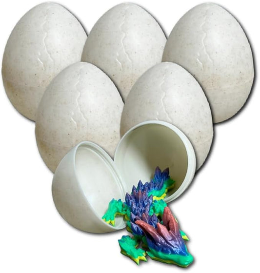 The Eggmazing Egg Decorator | Dragon Eggs 6 Pack | Includes 3D Printed Dragons Inside The Eggs | Ages 3 and Up
