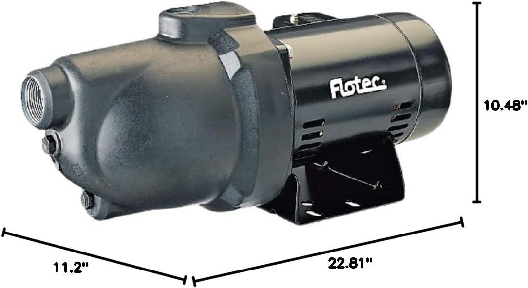 Flotec FP4012-10 1/2 HP Shallow Well Pump Jet