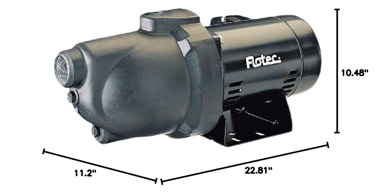Flotec FP4012-10 1/2 HP Shallow Well Pump Jet