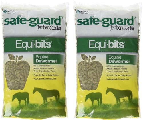 Intervet Safeguard Dewormer Pellets for Horses, 1.25-Pound (Pack of 2)