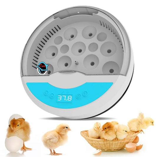 HOWOOIUA 9 Egg Incubator for Hatching Eggs – Automatic Temperature Control, LED Candler, High Hatch Rate – Ideal for Chicken, Quail, Parrot Eggs