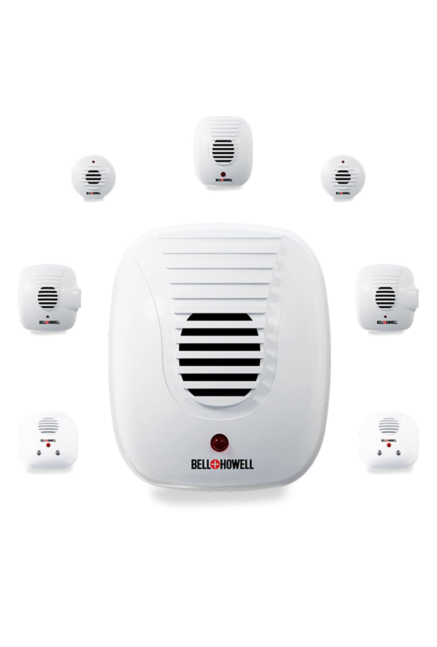 Bell+Howell Ultrasonic Pest Repeller Plug in Device Assorted 8 Pack, Effectively Aids to Repel mice, Bugs, Rats, Rodents, Mosquitos, roaches, Spiders and Ants Chemical, Odor and Sound Free