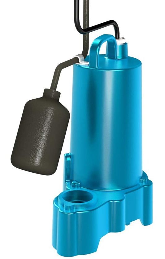 Barnes 115369 Model SP75AX Submersible Sump Pump - High-Efficiency for Residential Use, Cast Iron Vortex Impeller, 3/4 HP, 4800 GPH, Piggy Back Mechanical Float Switch, 20' Waterproof Cord