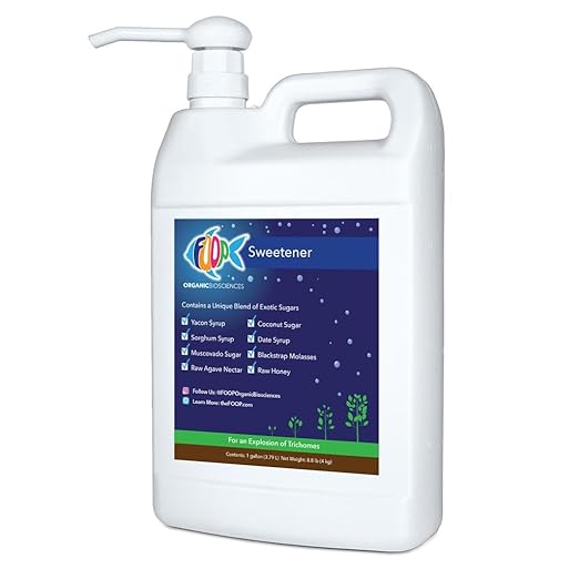 FOOP Sweetener Pump Bundle: Organic Terpene Enhancer for Plants | Creates an Explosion of Trichomes | Contains 8 Organic Sugars | Works with All Growing Media and Nutrient Lines (1 Gallon + Pump)