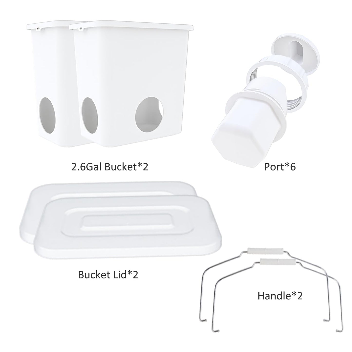 Automatic Chicken Feeder Set Hanging Chicken Feeder No Waste Poultry Feeder Kit 20lb Chicken Feed Container