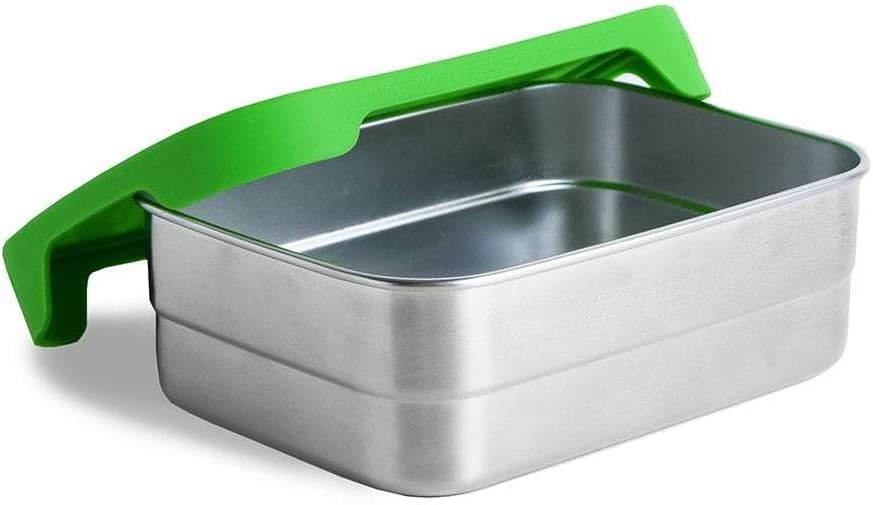 ECOlunchbox Splash Box XL – 40 oz Leak-Proof Stainless Steel Bento with Food-Safe Silicone Lid (Plastic-Free, Dishwasher Safe)