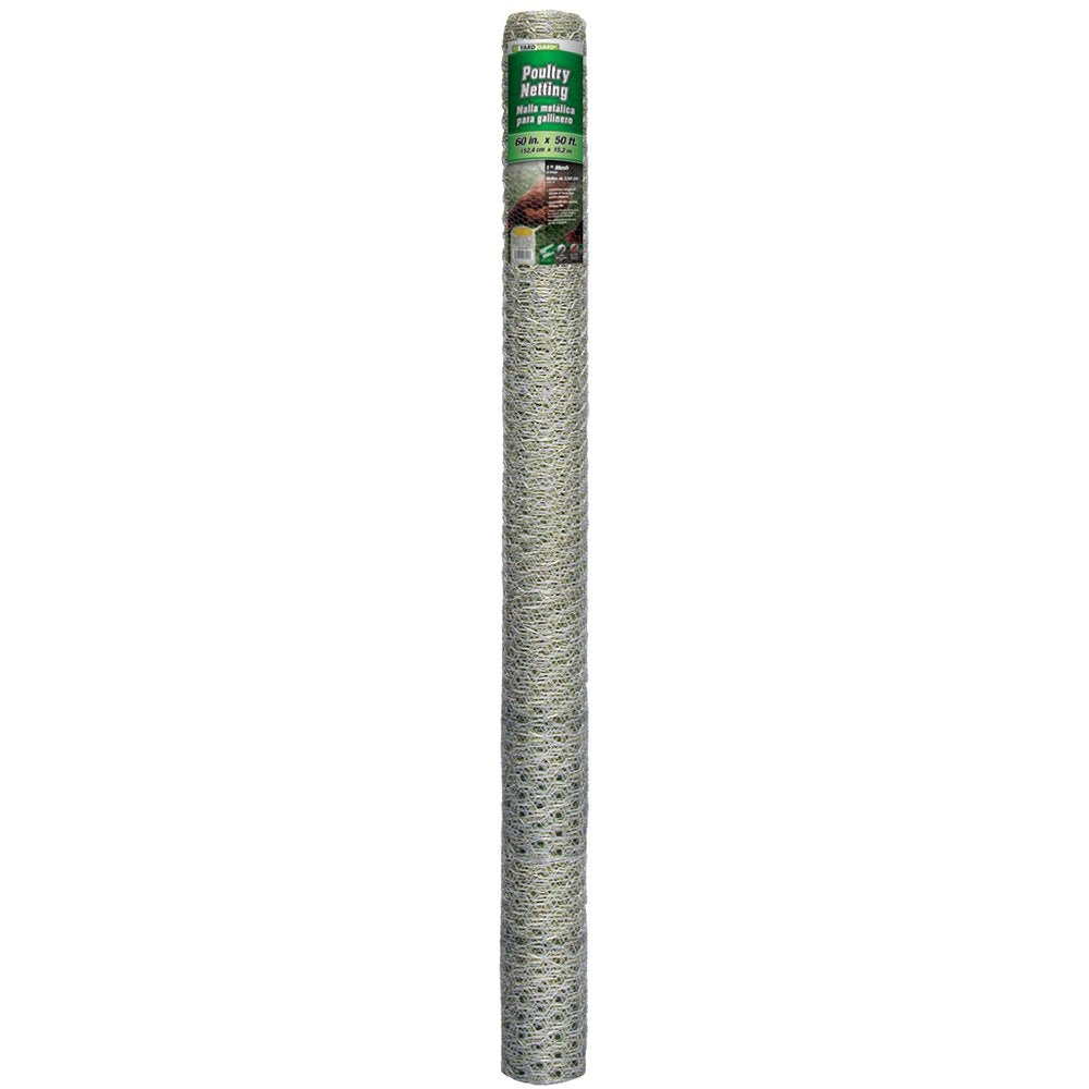 YARDGARD 308444A 5 Foot X 50 Foot 1 Inch Mesh Poultry Netting