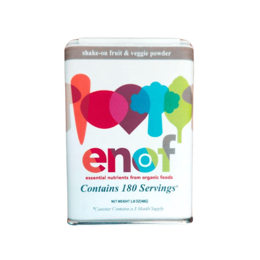 ENOF Organic Fruit and Vegetable Powder Supplement Kids & Adults | 10 Clean Ingredients - Strawberry, Spinach | Gluten & GMO Free Vegetable Powder for Kids | 180 Servings, 3 Mo. Supply, Made in USA