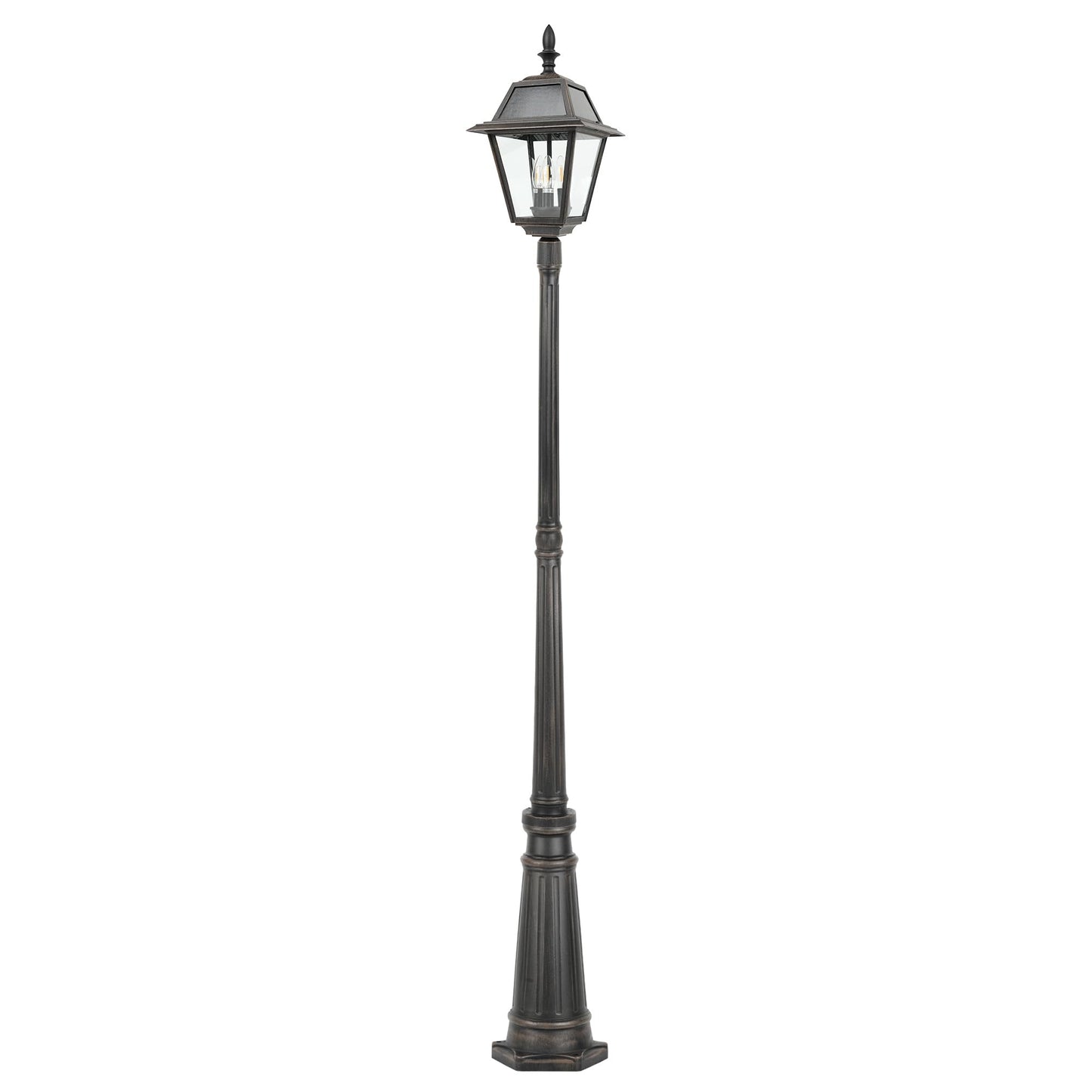 LUTEC Outdoor Solar Post Light