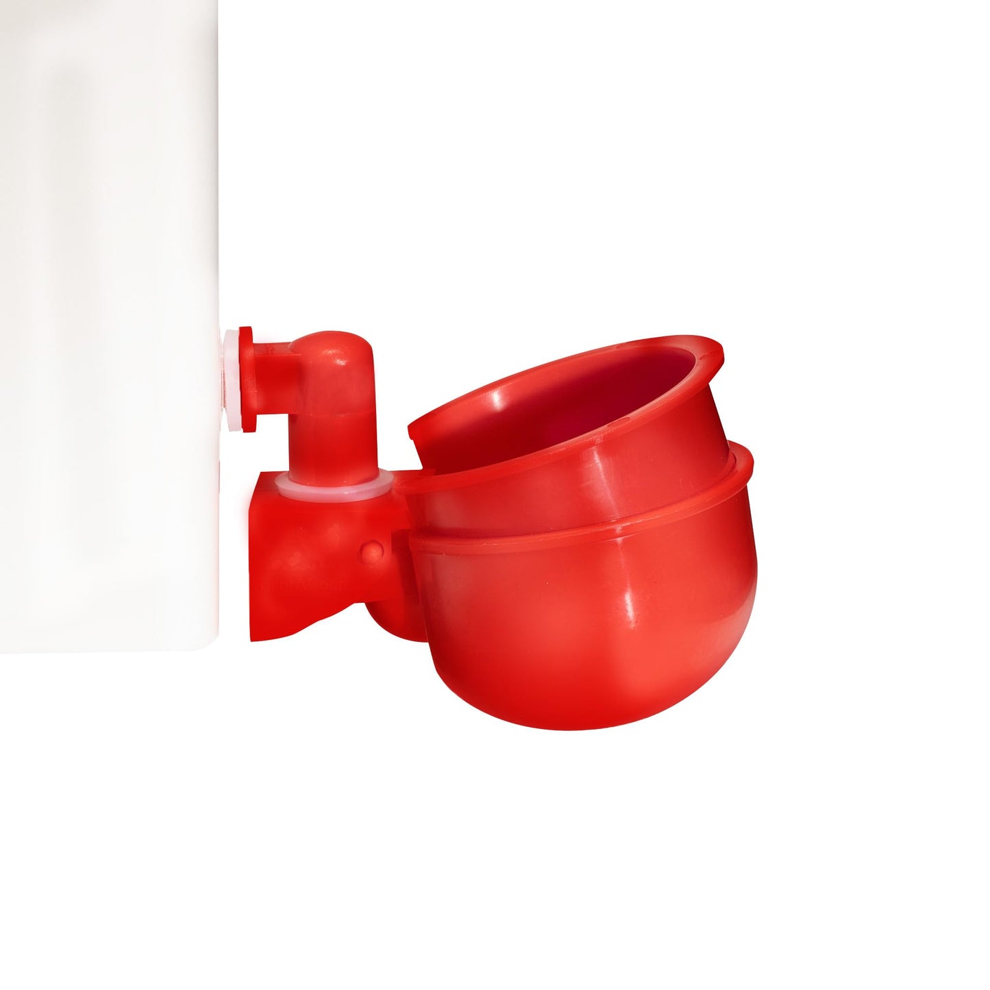 RentACoop Twin Cup Chicken Waterer and Feeder Set - 10lbs/2 Gal