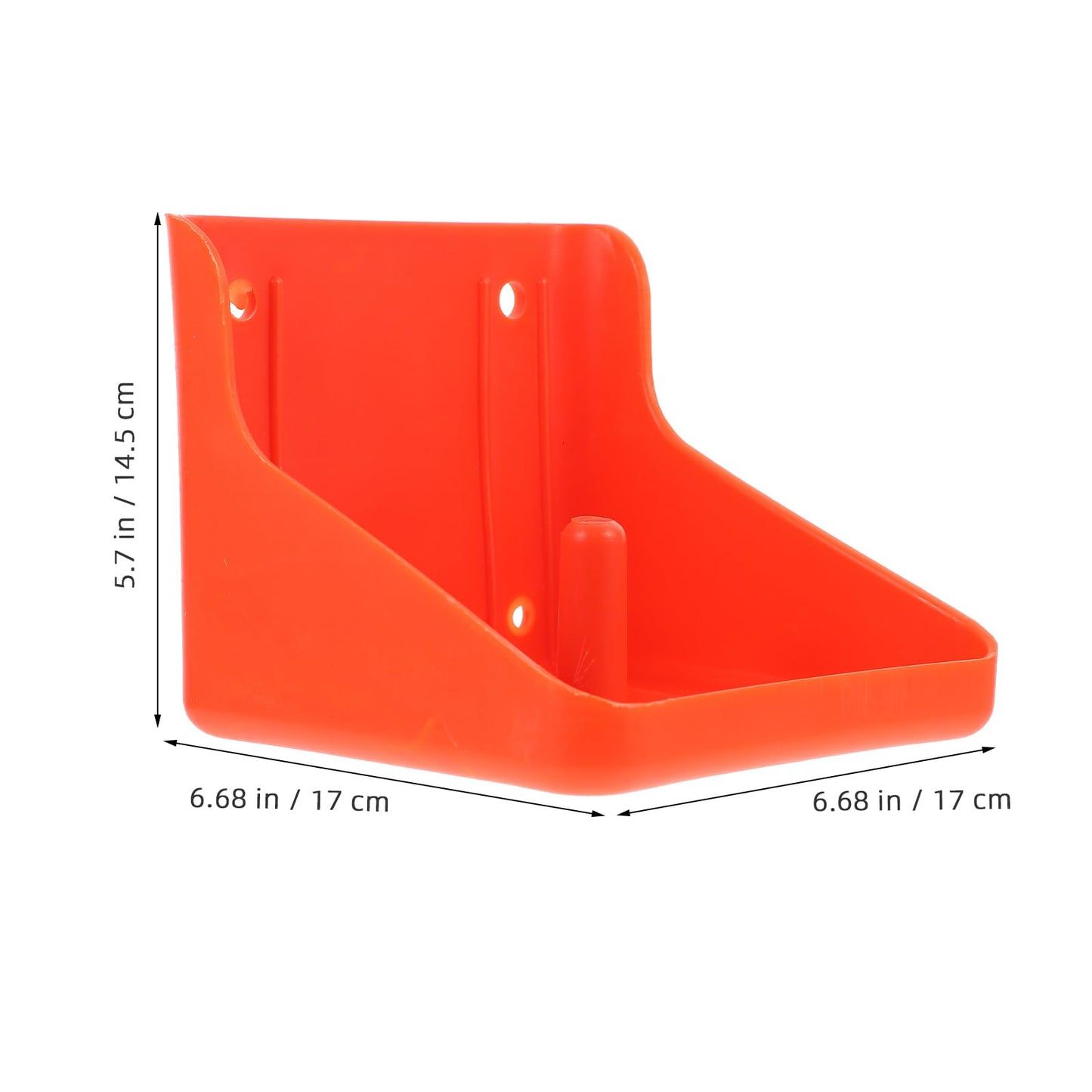 Thick Salt Block Holder for Livestock - Multi-Use Cattle and Sheep Salt Brick Feeder Tray Easy Assembly for Feeding and Minerals