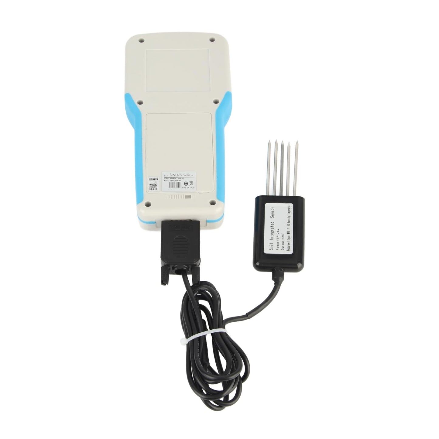 Soil Tester, 7-in-1 Soil pH Meter Kit with Moisture, Temperature, Conductivity, Nitrogen, Phosphorus and PH Test, LCD Display Soil Moisture Meter with Carry Box for Petrochemical, Agriculture, etc