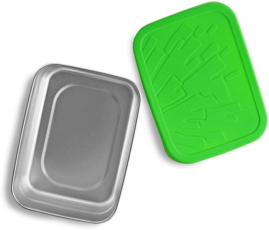 ECOlunchbox Splash Box XL – 40 oz Leak-Proof Stainless Steel Bento with Food-Safe Silicone Lid (Plastic-Free, Dishwasher Safe)