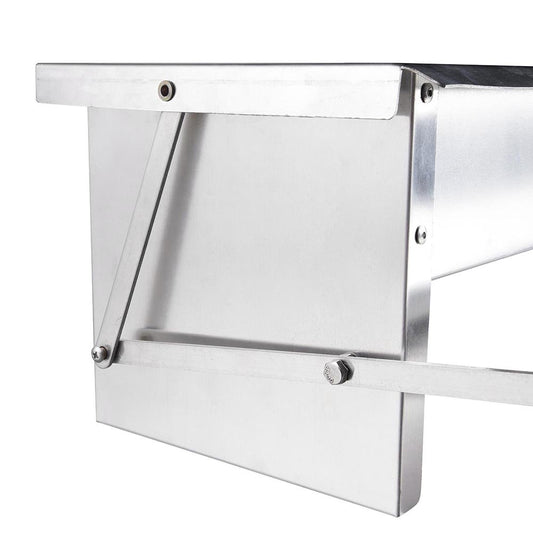 Hooomyai Economical and Practical Automatic Chicken Feeder,Aluminum Alloy Material, 8 lbs Capacity, On-Demand Feeding for 10 Chickens, Anti-Flick Grill