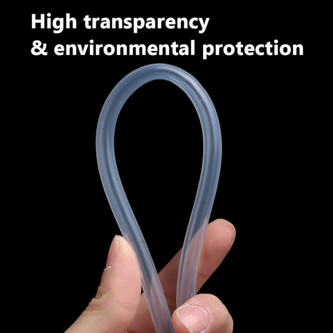 1/16" ID Silicone Tubing, Food Grade 1/16" ID x 1/8" OD 16 Feet Length Pure Silicone Hoses High Temp for Home Brewing Winemaking