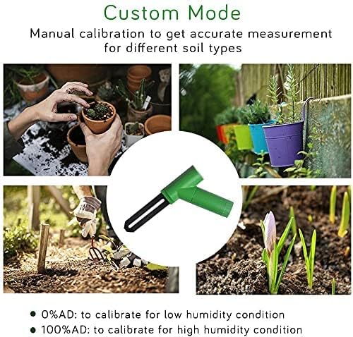 ECOWITT Soil Moisture Tester Kit, Includes GW3000 Wi-Fi&Ethernet Gateway and WH51 Soil Moisture Sensor, with SD Card Port, 915 MHz
