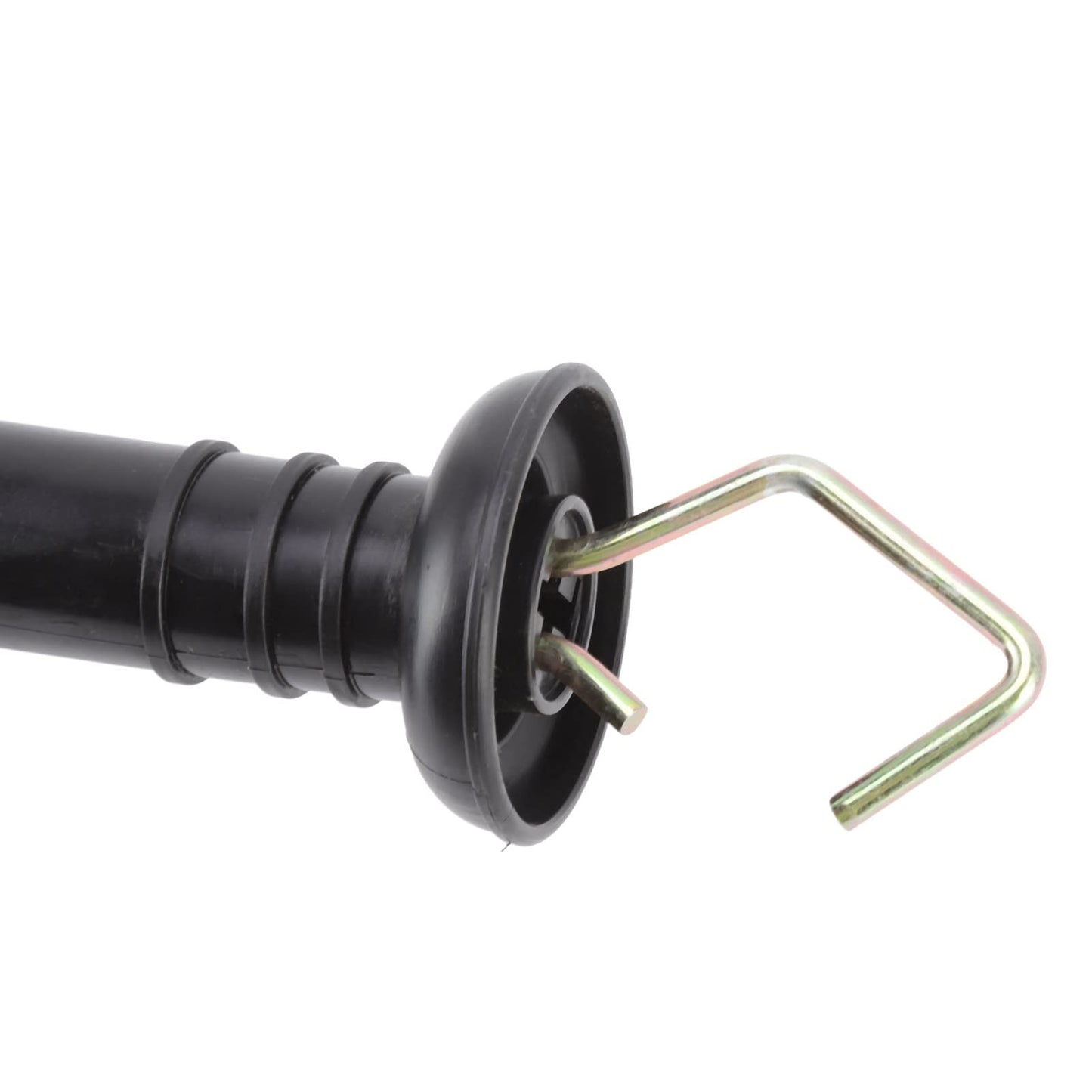 Electric Fence Gate Handle, Retractable Insulated 5m Energizing Rope Kit Heavy Duty Easy Installation Safety Agricultural Fencing Gate Handle for Farm Ranch Livestock Fence Accessories