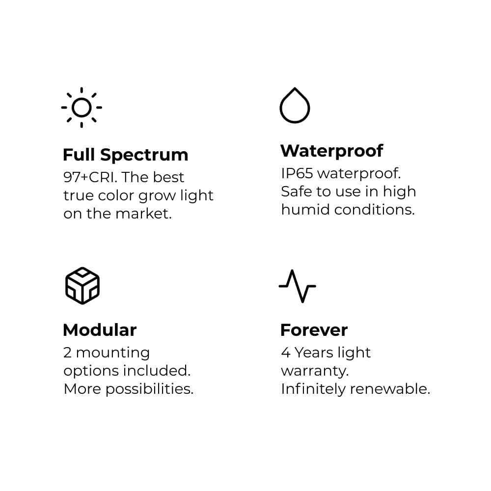 MOTHER PlantSpectrum32 I Professional Grow Light 32Watt | for All Plants & Growth Stages