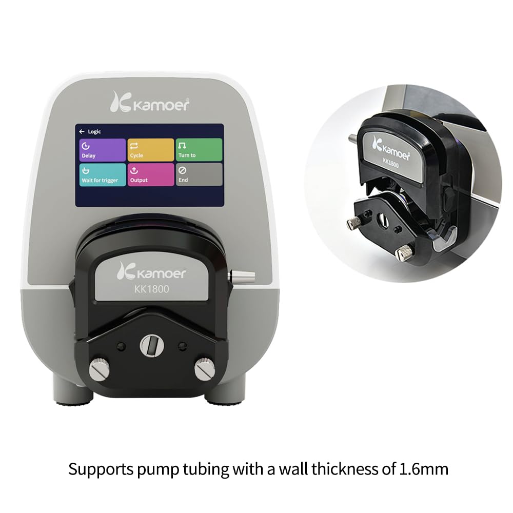 Kamoer UIP WIFI I intelligent high flow peristaltic pump stepper motor 100V-240VAC dosing pump 0.5-1500ml/min Supports variable speed operation