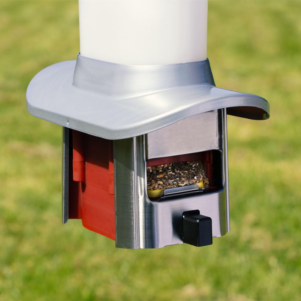 Roamwild Rat Proof Chicken Feeder kit - Rat Proof Poultry Feeder – Weather Proof - 8lbs Capacity - NEW PRODUCT