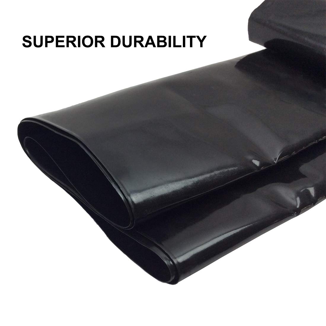 UWIOFF Pond Liner, 20 Mil 7 x 10 Feet Pond Liners for Outdoor Ponds, Black HDPE Fish Pond Liner for Koi Ponds, Streams Fountains and Garden Waterfall
