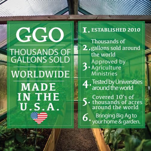 GGO Mineralizer Organic Plant Fertilizer with Mycorrhizal Fungi – Hydroponic Nutrients and Plant Food for Houseplants, Vegetables, and Gardens – Micro & Macro Nutrients and Minerals – Made in USA