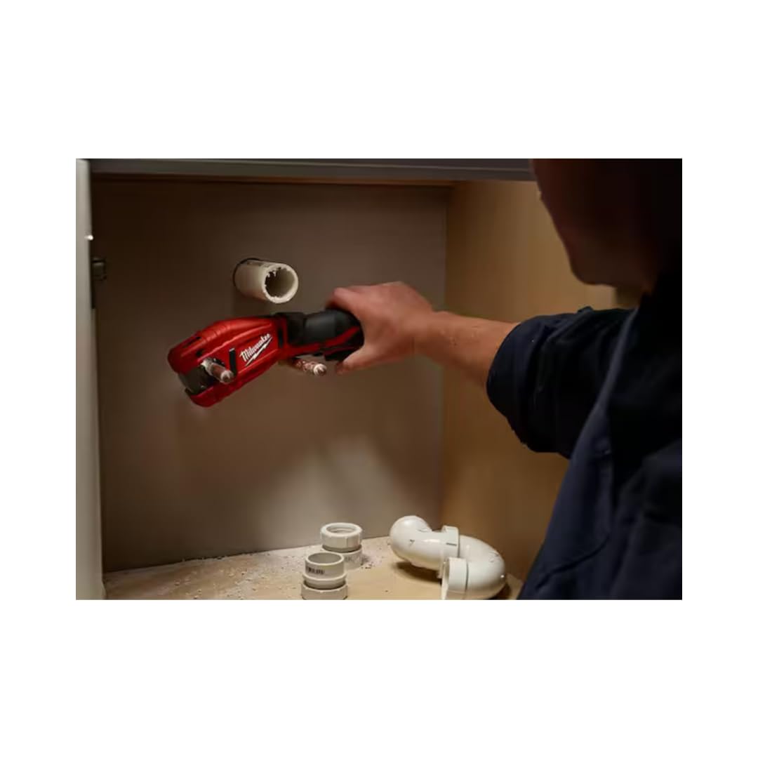 Milwaukee 2471-20 M12 Cordless Lithium Ion 500 RPM Copper Pipe and Tubing Cutter Adjustable from 3/8" to 1â€ Diameters (Battery Not Included, Power Tool Only)