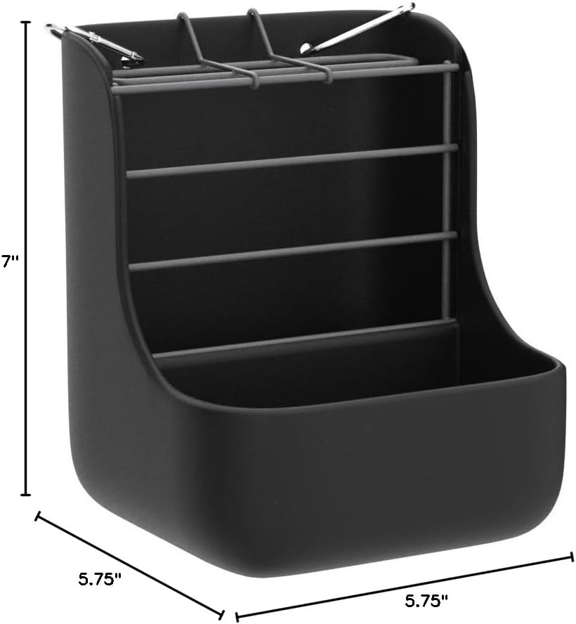 Kaytee Hay & Food Bin Feeder With Quick Locks For Pet Rabbits, Chinchillas, Guinea Pigs and Other Small Animals