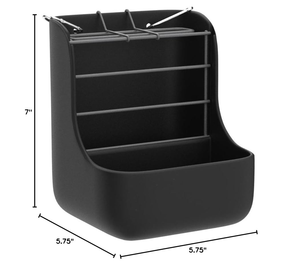 Kaytee Hay & Food Bin Feeder With Quick Locks For Pet Rabbits, Chinchillas, Guinea Pigs and Other Small Animals