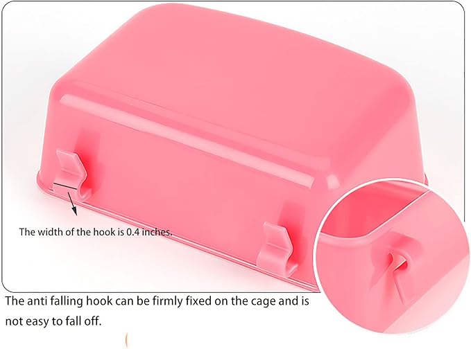 12 Pack Rabbit Feeder Waterer Chicken 15OZ Guinea Pig Cage Bowl Food Water Hanging Watering Container Feeding Dish Coop Cup Treats Drinker for Pigeon Dove Puppy Cat Bird Bath Basin Hamster Bed