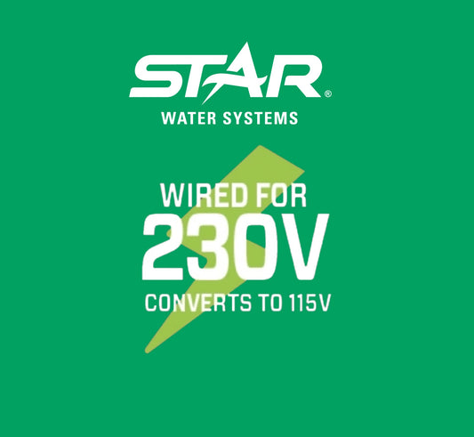 Star HSP20P1 2 HP Self Priming Lawn Sprinkler Irrigation Pump, Rugged Cast Iron, 78 GPM, Made in the USA using a Majority of US Content