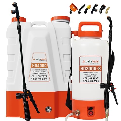 PetraTools HD4000 Backpack Sprayer and HD2000-S 2 Gallon Sprayer