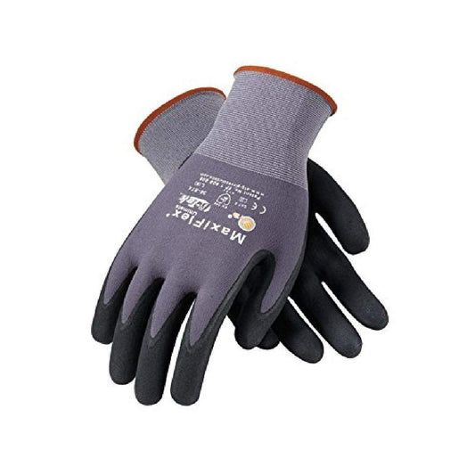 MaxiFlex PIP 34-874/XL Ultimate 34874 Foam Nitrile Palm Coated Gloves, Gray, XL,1 Count (Pack of 144)